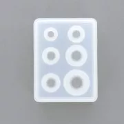 Moule silicone pour réaliser 6 boules/sphères de 12 à 25 mm en résine