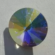 Cabochon PureCrystal 1122 Rivoli 10 mm Crystal AB x1