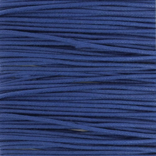 Coton ciré 1 mm Marine x5 m