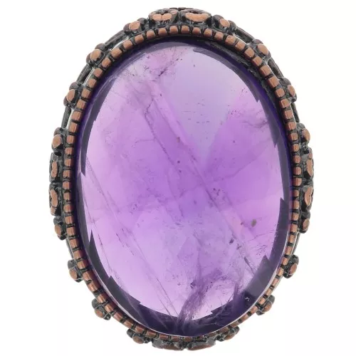 Serti Cabochon fond plat 18x13 mm cuivre