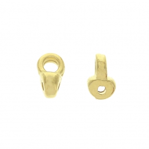 Cymbal Bead Endings - Embout de finition pour perles SuperDuo 3x5mm Remata Doré à l'or fin x1