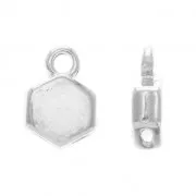 Cymbal Bead Endings -Embout de finition pour HoneyComb 9x6 mm Maragas Arg vieil x1