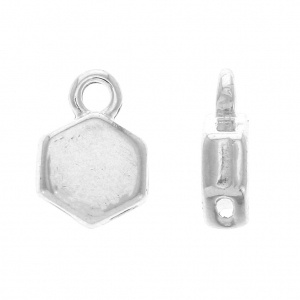 Cymbal Bead Endings -Embout de finition pour HoneyComb 9x6 mm Maragas Arg vieil x1