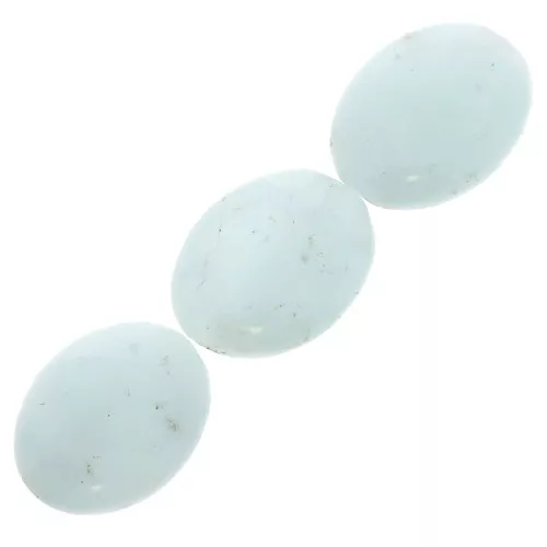 Perles en pierre gemme Amazonite olives plates 14x10 mm x5