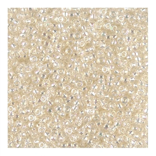 Rocaille Miyuki 15/0 2442 - Crystal Ivory Gold Luster x8g