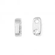 Cymbal - Perle en métal pour Rocaille Miyuki 8/0 - 2.6x5.5mm Vai Arg vieilli x1