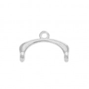 Cymbal -Embout pour tissage perles Miyuki Delica 11/0 15mm Fres II Arg Vieilli x1|raw }}