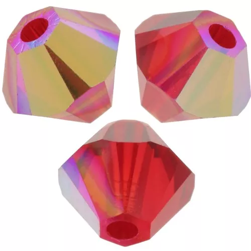 Toupies en cristal PureCrystal 5328 5 mm Light Siam AB x20