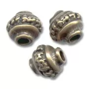 Perles métal 8 mm bronze x5