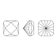 Cabochon Carré PureCrystal 4499 6 mm Majestic Blue x1