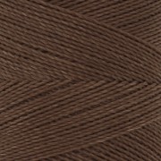 Bobine de fil ciré Linhasita pour micro macramé 0.5 mm - Caramel Brown (362) x335m