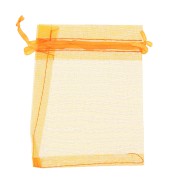 Sachets Organza 100x120 mm Orange x20|raw }}