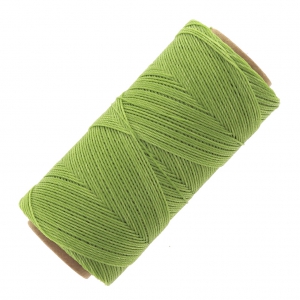 Bobine de fil ciré Linhasita pour micro macramé 0.75 mm - Lime Green (1019) x228m
