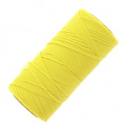 Bobine de fil ciré Linhasita pour micro macramé 0.75 mm - Yellow (37) x228m|raw }}