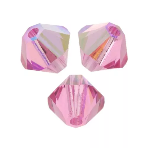 Toupies en cristal PureCrystal 5328 3 mm Rose AB x50