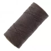 Bobine de fil ciré Linhasita pour micro macramé 0.75 mm - Chataigne (207) x228m
