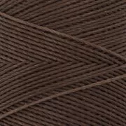 Bobine de fil ciré Linhasita pour micro macramé 0.75 mm - Café au lait (612) x228m