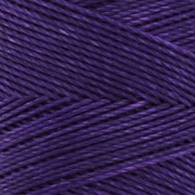Bobine de fil ciré Linhasita pour micro macramé 0.75 mm - Dark Purple (369) x228m