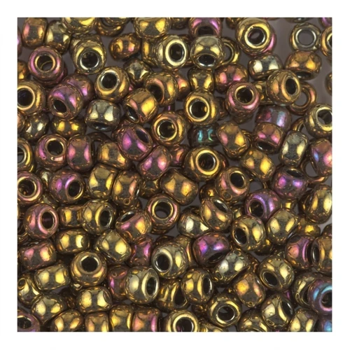 Rocaille Miyuki 8/0 462 - Gold Iris Metallic x8g