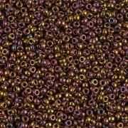 Rocaille Miyuki 15/0 462 - Metallic Gold Iris x8g|raw }}