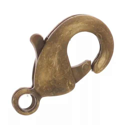 Fermoirs mousquetons 10 mm - Bronze x10
