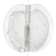 Perles plates - palets - feuille d'argent 35 mm Crystal x1|raw }}