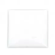 Cabochon autocollant carré en résine époxy 20 mm transparent