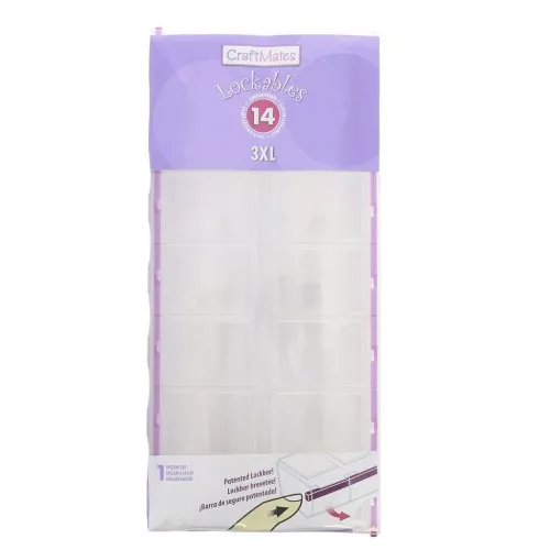 Méga-Boîte de rangement Craft Mates 14 compartiments 3 XL x1