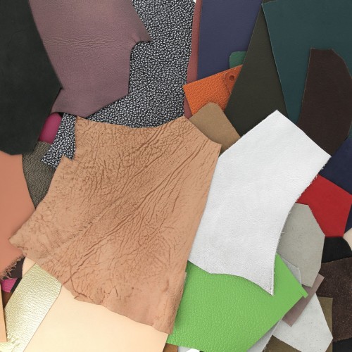 Fabriquer Que Faire Avec Des Chutes De Cuir Chutes De Cuir De Luxe En Morceaux De Tailles Couleurs Textures Differentes X 400g Perles Co