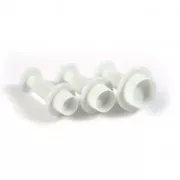 3 emporte-pièces poussoir pour pâte polymère - Ronds 10-12-16 mm