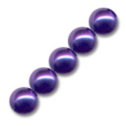 Rondes nacrées 6 mm Dark Purple x50|raw }}