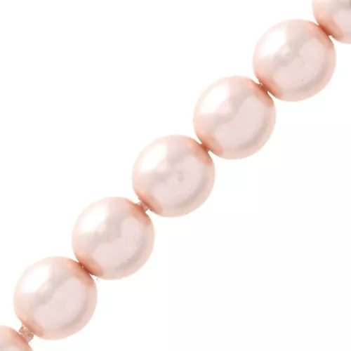 Rondes nacrées 4 mm Light Rose x100