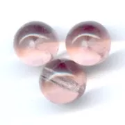 Perles en verre tchèque rondes  8 mm Light Amethyst x20