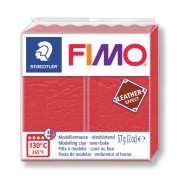 Pâte Fimo effet cuir 57gr Pastèque (n°249)|raw }}