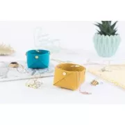 Pâte Fimo effet cuir 57gr Jaune Safran (n°109)