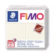 Pâte Fimo effet cuir 57gr Ivoire (n°029)