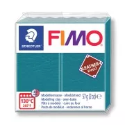 Pâte Fimo effet cuir 57gr Lagon (n°369)