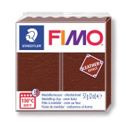 Pâte Fimo effet cuir 57gr Noisette (n°779)|raw }}