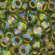 Rocaille Toho 11/0 TO11R996 - Raimbow Peridot Gold Lined x8g