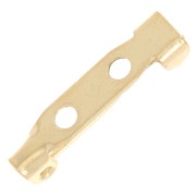 Support de broche 19 mm - Doré à l'or fin x1|raw }}