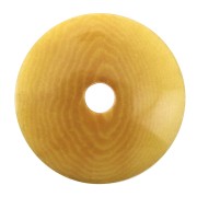 Rondelle / Disque plat en Tagua 20 mm Safran x1|raw }}