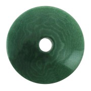 Rondelle / Disque plat en Tagua 20 mm Vert x1|raw }}