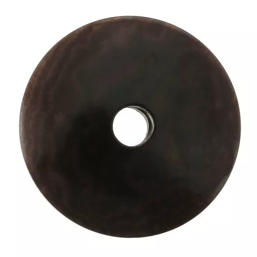 Rondelle / Disque plat en Tagua 20 mm Marron x1