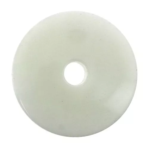 Rondelle / Disque plat en Tagua 20 mm Ivoire x1