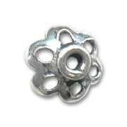 Coupelles fleur  3x6 mm en Argent 925 x10|raw }}