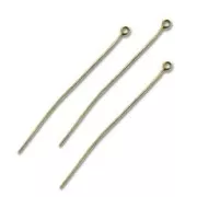 Clous tête ronde 50x0.7 mm souple bronze x25