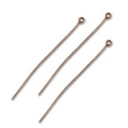 Clous tête ronde 50x0.7 mm souple cuivré vieilli x25|raw }}
