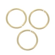 Anneaux ouverts 8x0.76 mm en Gold filled (or laminé)  x10|raw }}