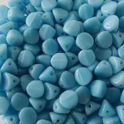 Perles en verre Ilos® par Puca® 5x5 mm Turquoise x10g