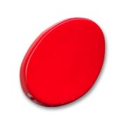 Olive plate twistée 25x18 mm Rouge x1